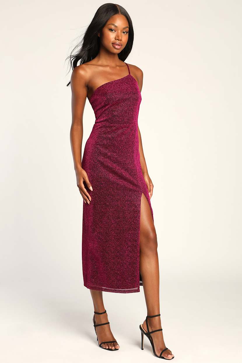 glitter grid midi dress ForLove&Lemons Glitter Grid Midi Dress