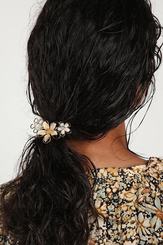 Flower Ponytail Holder Cute Ponytail Holder Flower Ponytail Lulus