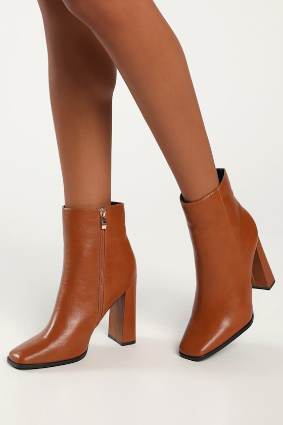Mocha Faux Suede Buckle Detail Short Booties