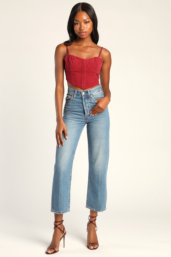 Bustier tank sales top