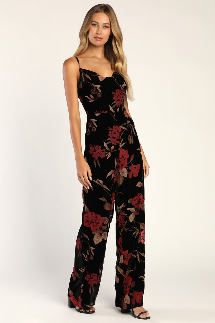 Elegant Black Jumpsuit with Cowl Neck Elegant Black Jumpsuit with Cowl Neck