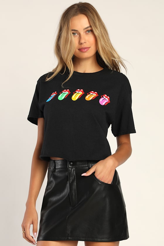 Always Edgy Black Vegan Leather Mini Skirt 4