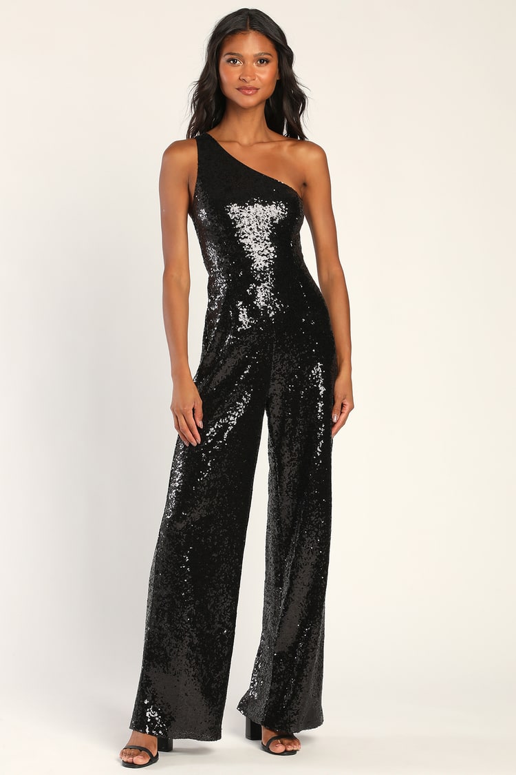 Black Disco Jumpsuit