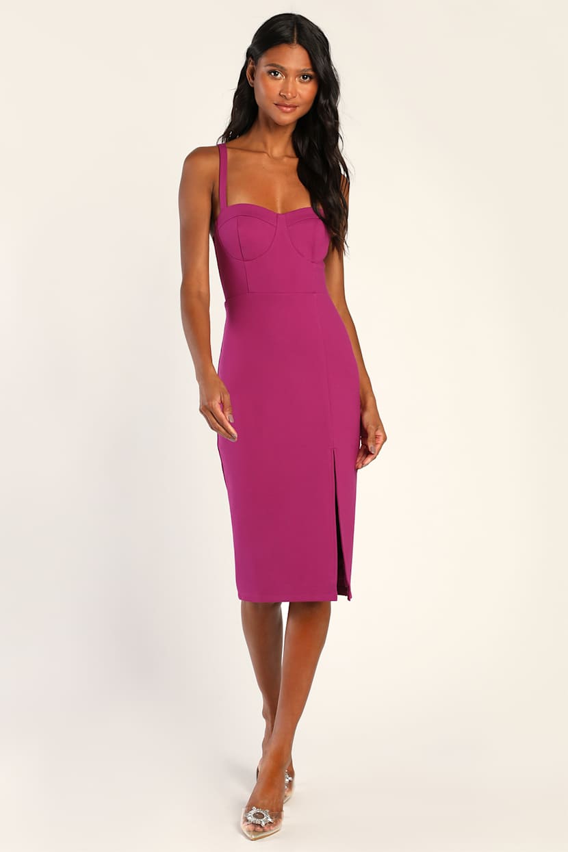 purple sleeveless bodycon dress Plum Purple Bodycon Dress: Sleeveless Abstract Print, Fitted Event Wear