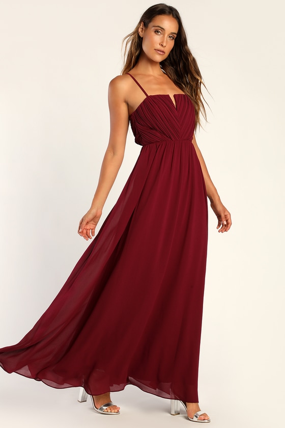 Lovely Purple Maxi Dress - Sleeveless Gown - Bridesmaid Dress - Lulus