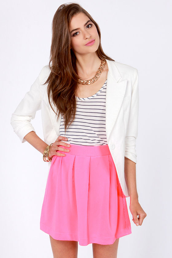 Glows to Show Neon Pink Skirt