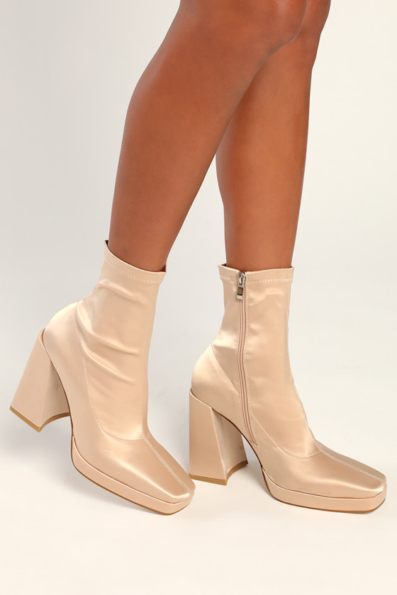 HARTLEY: NUDE SATIN 1