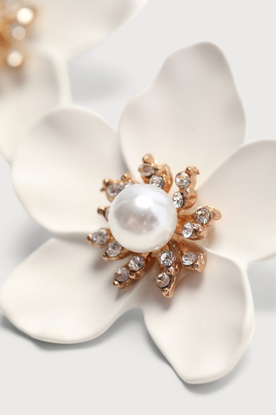 【LAZY DAWN】pearl flower earring E049〜ピアス★2022SS PEARL LAZY DAWN(レイジーダウン) アクセサリー(レディース