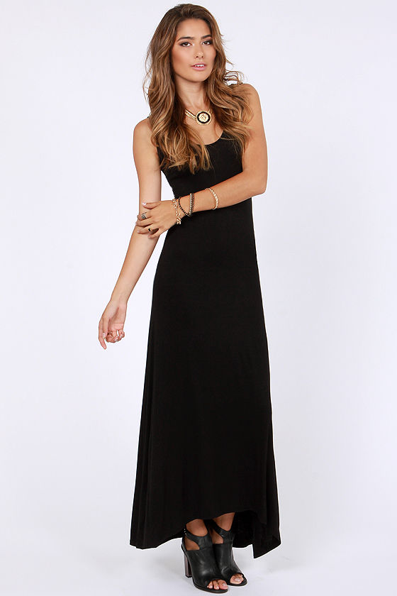 Hot Black Dress - Maxi Dress - $41.00 - Lulus