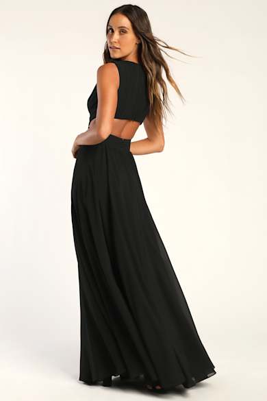 vintage short black dress PRE-ORDER - Bombshell Swing Dress in Black