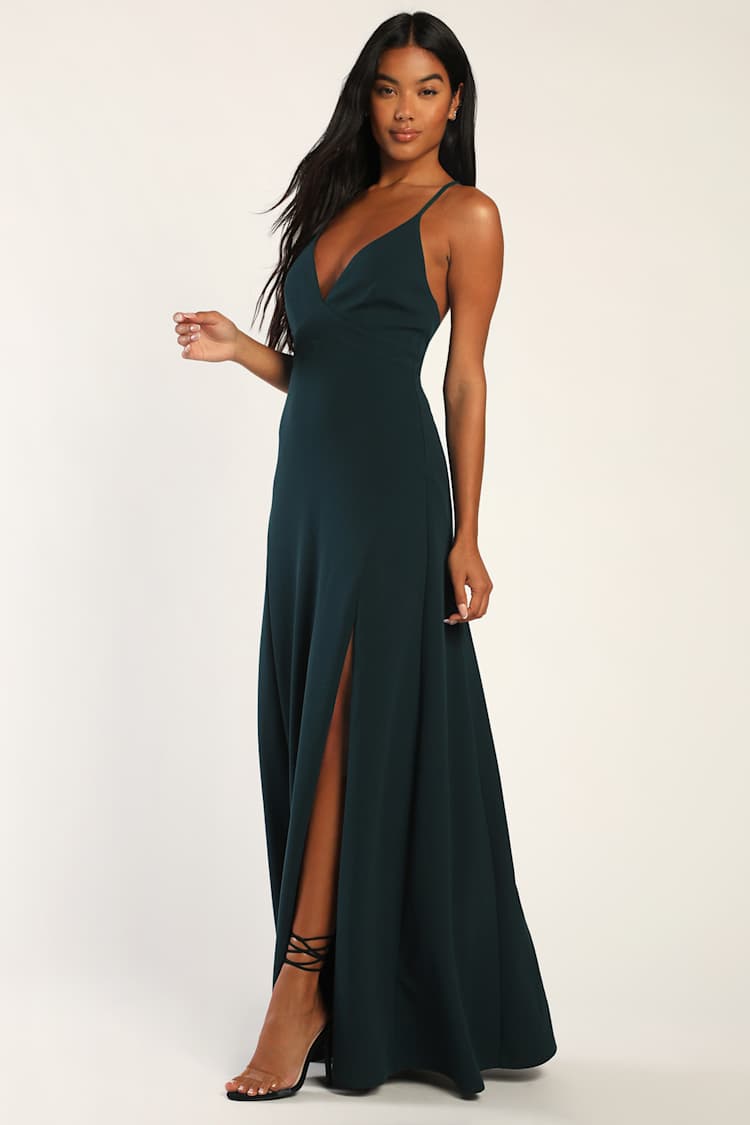 dark romance maxi dress Long Sleeve Lace Mock Neck, Dark Romance Maxi Dress in Black, Size XS, For Holiday Party Or Red Carpet