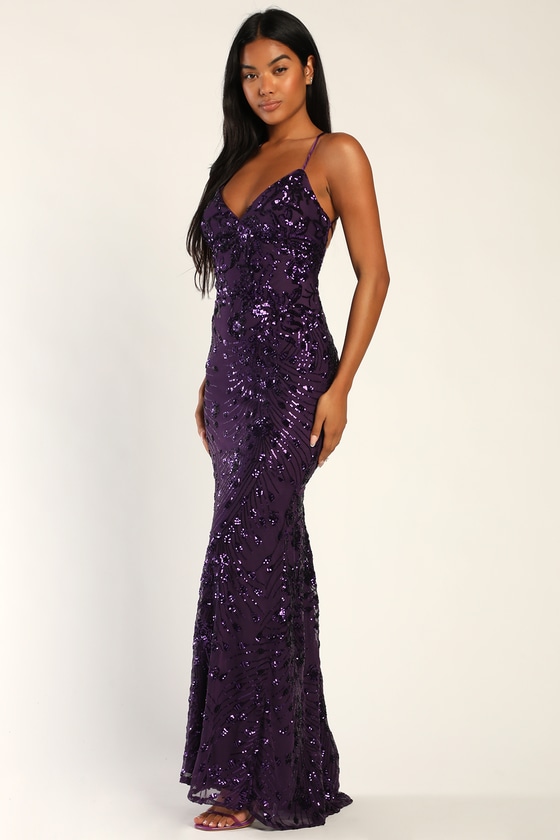 Beautiful Designer Dark Purple Gown at Rs 2069 | Ladies Gown | ID:  2849776866448