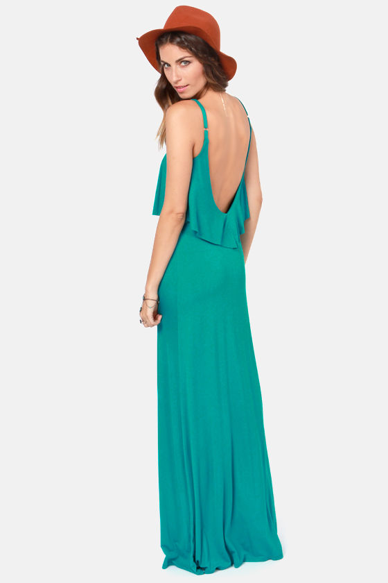 teal maxi