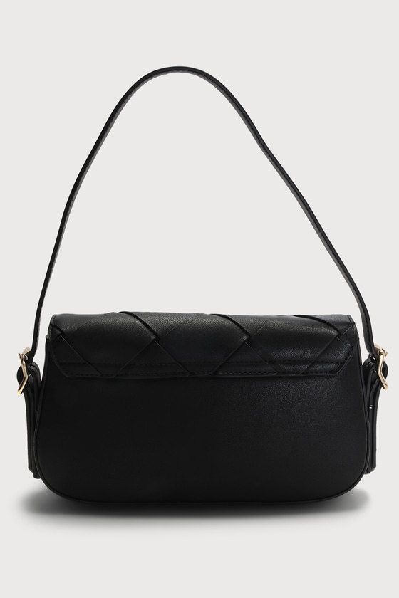 WOVEN SHOULDER BAG - Black | ZARA United States