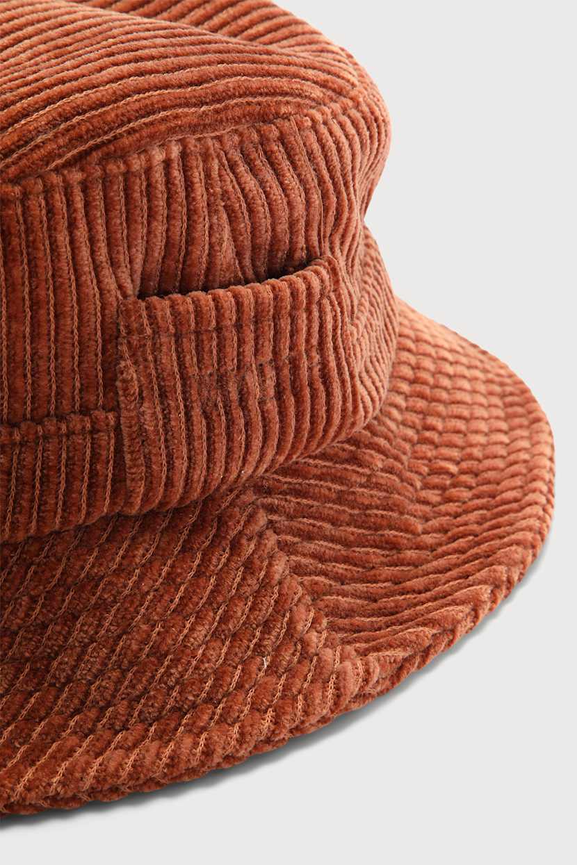 Wyeth Bob Bucket Hat - Brown Corduroy Hat - Brown Bucket Hat  display picture 1
