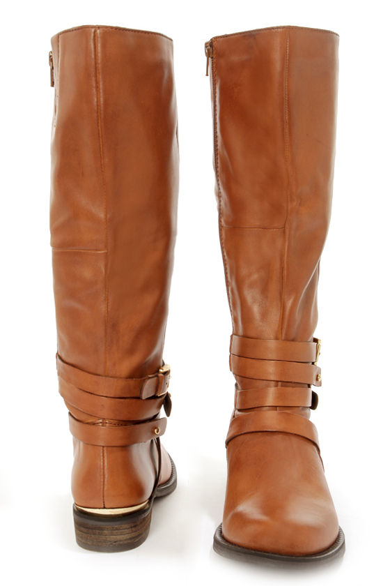 steve madden nadalie bootie cognac