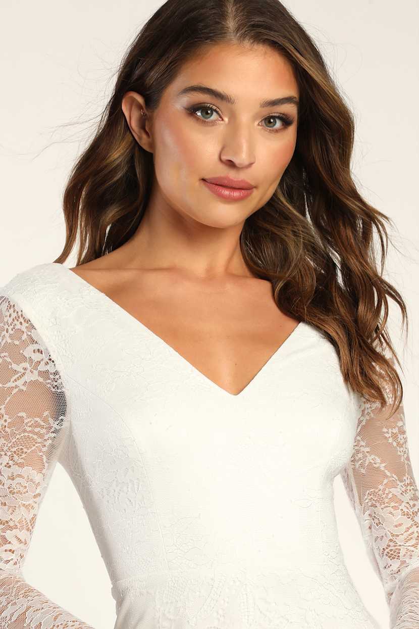 lace dress dresses Shona Joy Jamila Lace High Neck Maxi Dress in Black main image 1