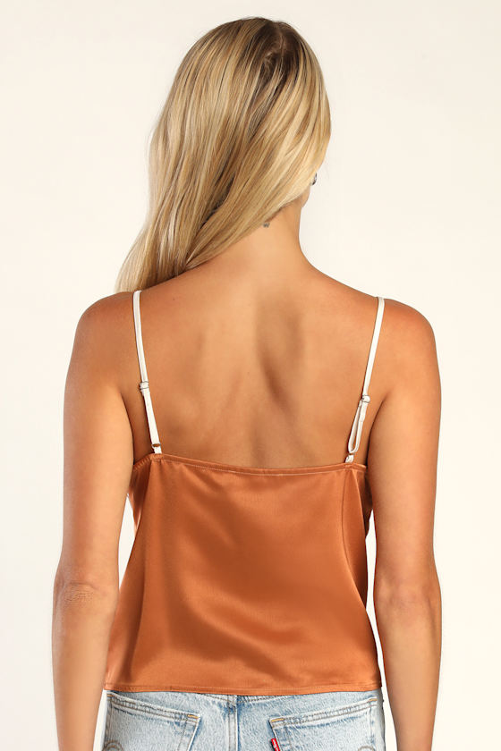トップス logo gradation camisole 8320GD - Garment Dye Spaghetti Tank Camisole – Los Angeles