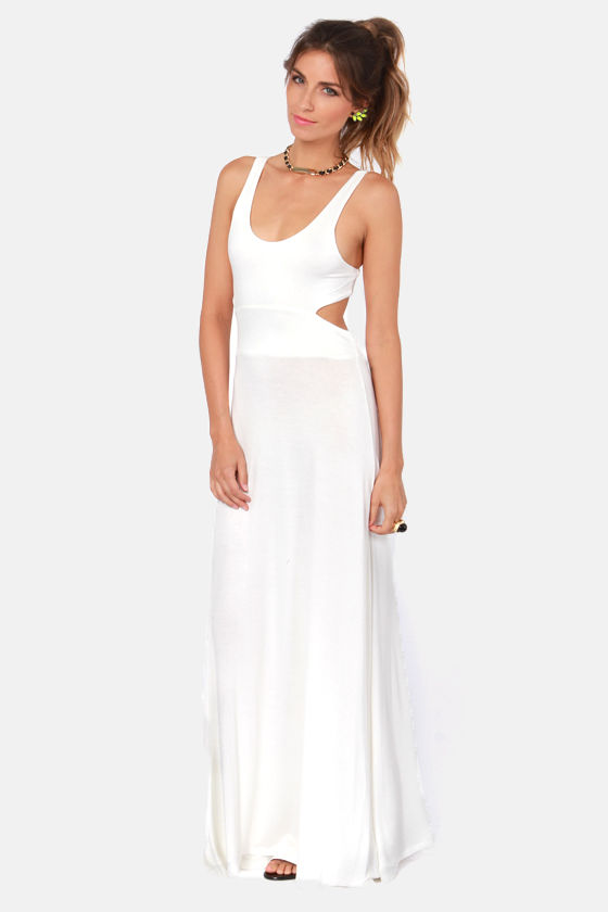 tall white maxi dress