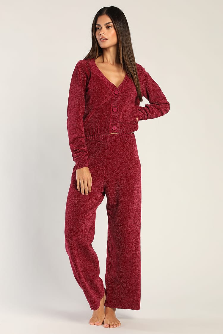 Windsor Keeping Knit Dreamy Chenille Pajama Leggings