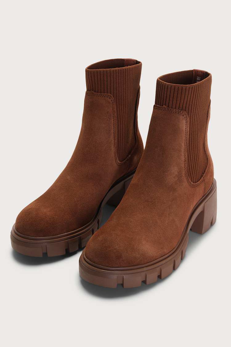 Steve Madden Hayle - Brown Boots - Chelsea Boots - Platform  display picture 1