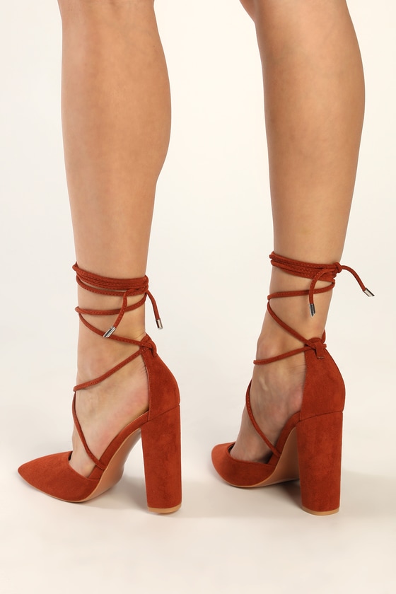 Burnt Orange Heels - Etsy