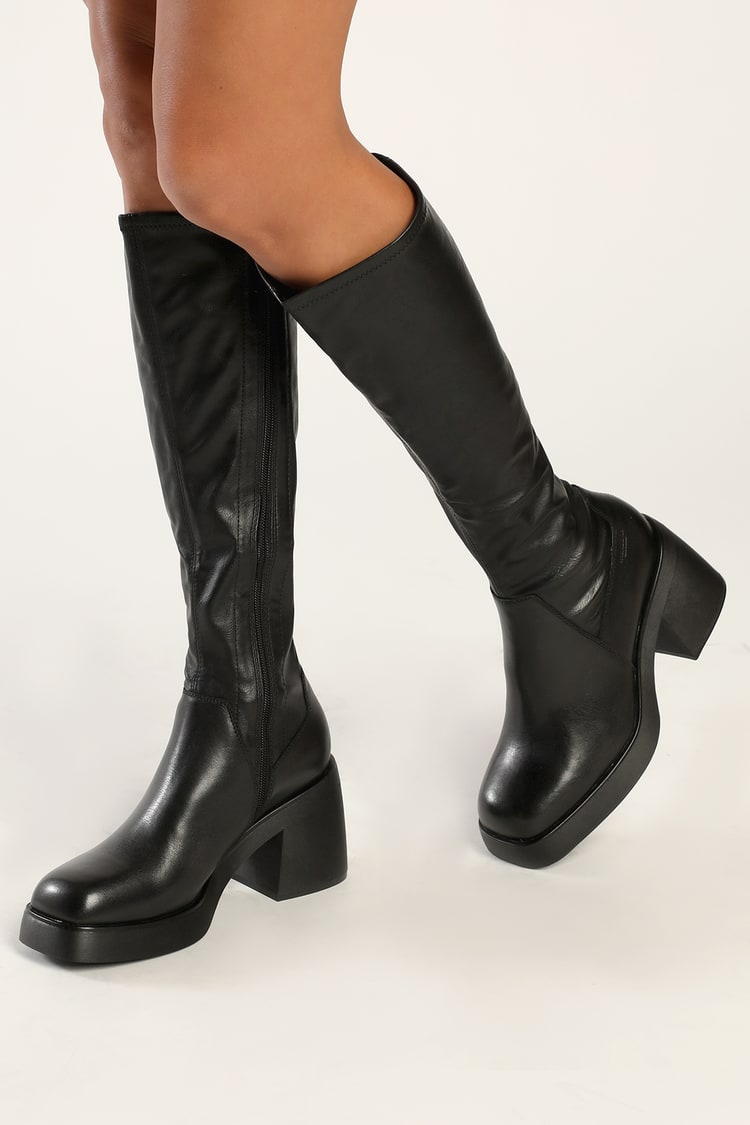 Vagabond Brooke Boots - Knee-High Boots - Tall Leather Boots -