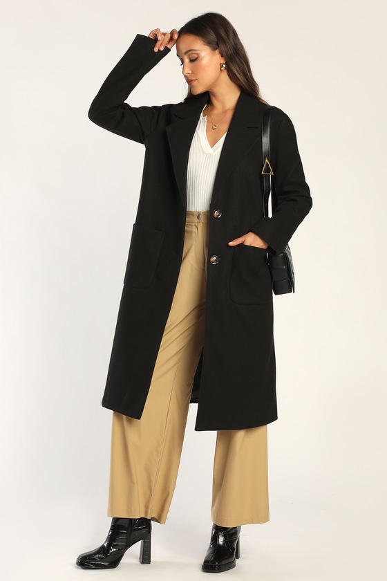 Lulus Style Squad Black Coat