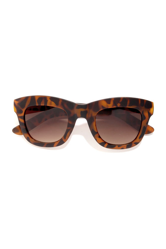 A.J. Morgan Cinema Sunglasses - Tortoise Sunglasses - $13.00 - Lulus