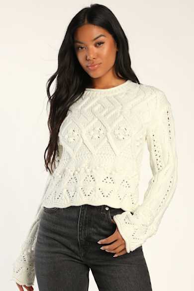 white sweaters