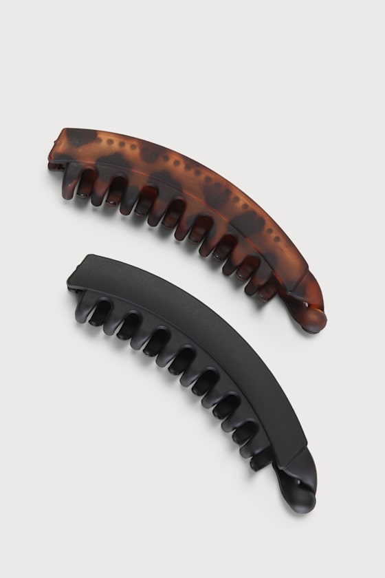 Kitsch Banana Clip Set 2Piece Clip Set Claw Clip Set Lulus