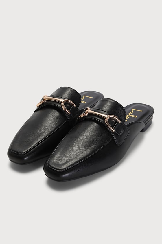 Wilsa Black Slide-On Loafers 2