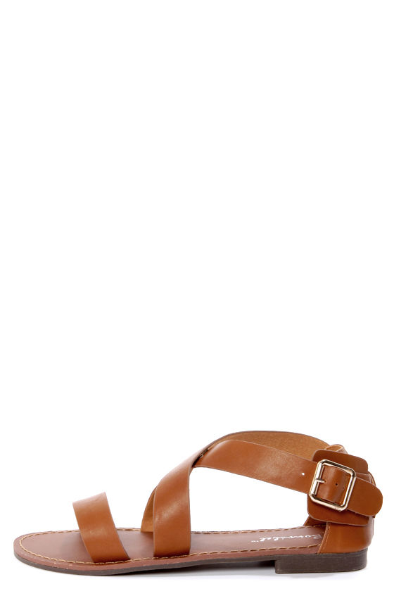 flat sandals with heel covered
