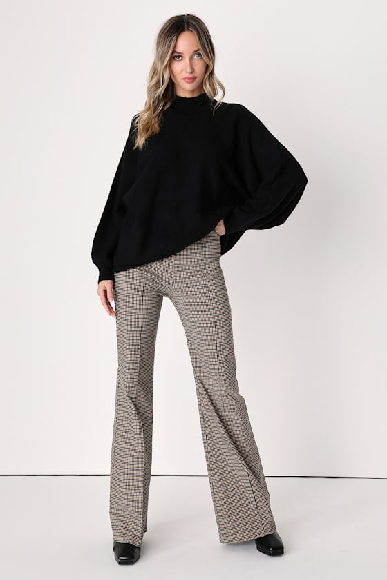 Cozy Perfection Black Dolman Sleeve Sweater Top 2