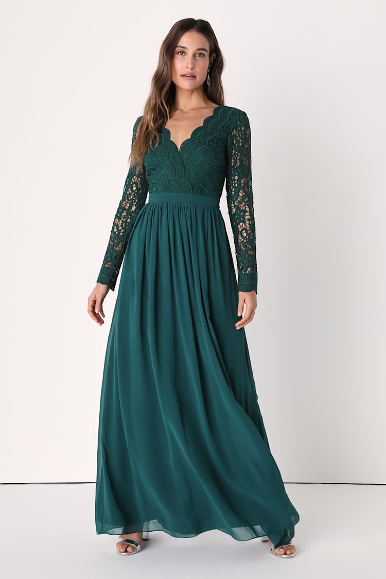 formal dress for women green Luxie Lace Knit Mini Dress - Pastel Green main image 1