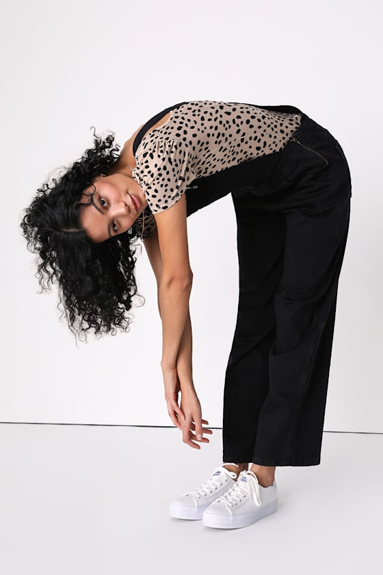 Everyday Vibes Black Denim Overalls 5