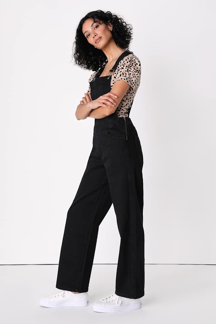 Black Girl Cute Girls In Overalls Black Denim Overalls Cute