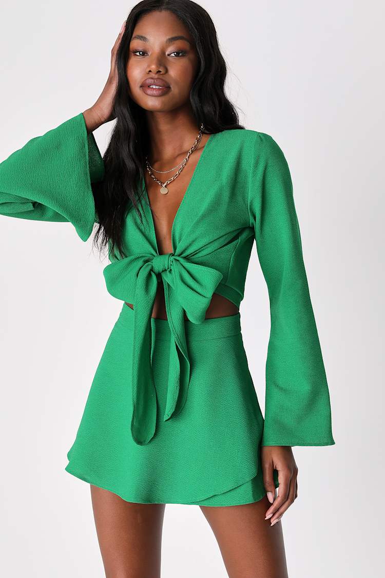 slim fit dress slacks Milos Dress in Pear Green | OMNES | Ethical & Affordable Clothing main image 0