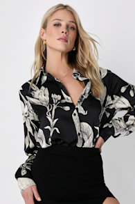 Shop Floral Button-Up Shirts for Women - Lulus