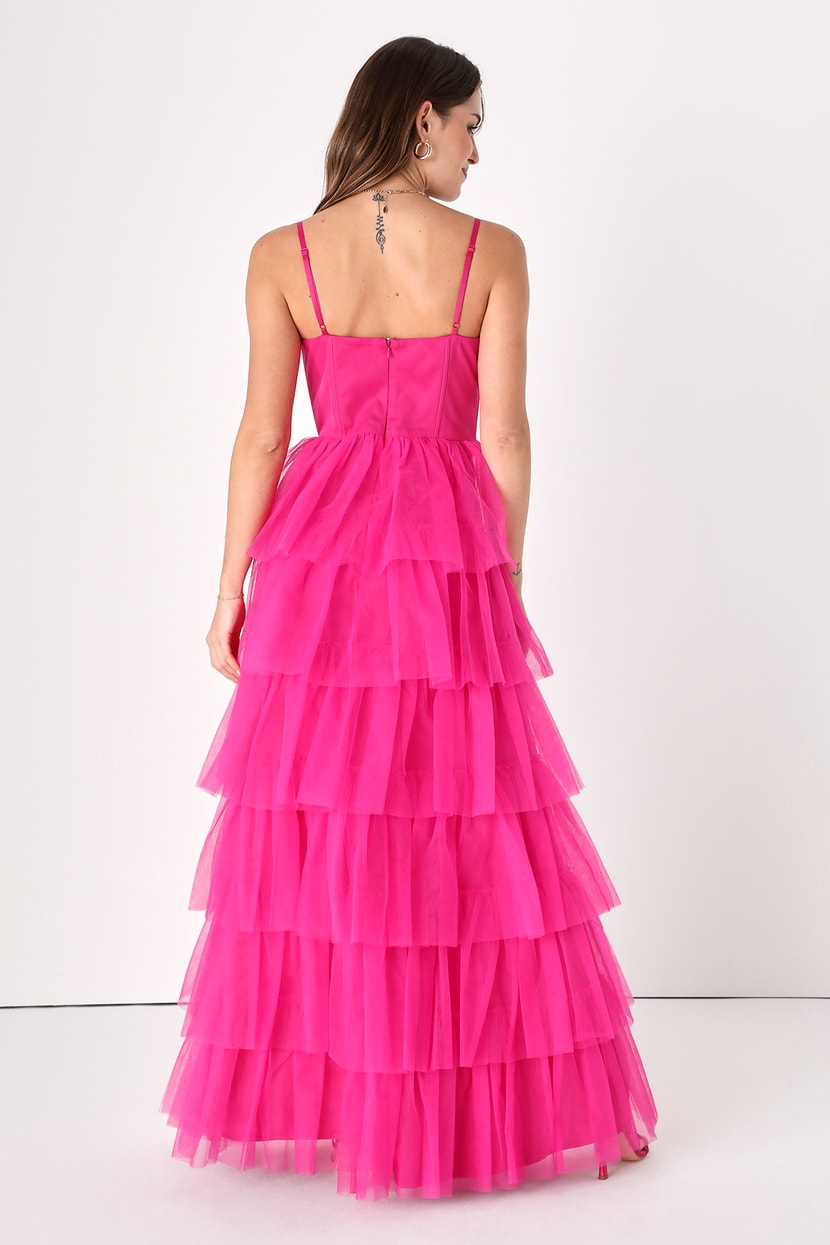 tulle dress maxi