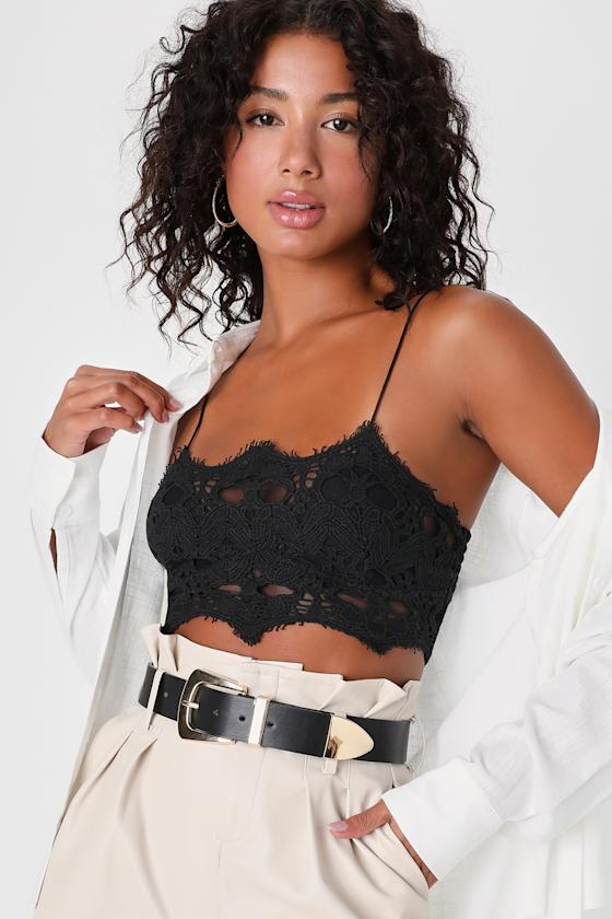 Athena Black Lace Bralette 5