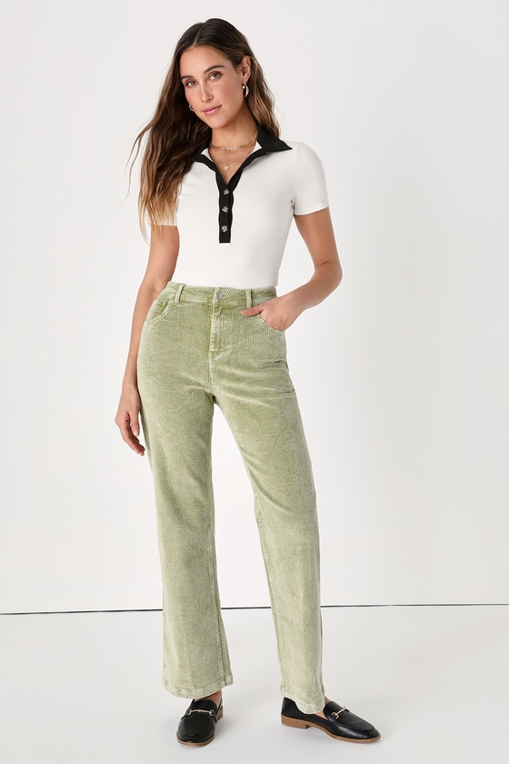 Ready for a Trend White Color Block Cropped Polo Top