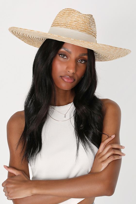Beige Straw Sun Hat Woven Straw Hat Sun Hat Lulus