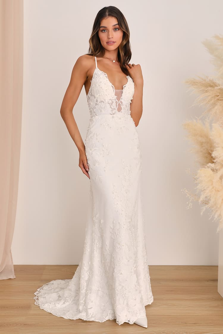 Lace Wedding Dresses - Lace Bridal Gowns - Lulus