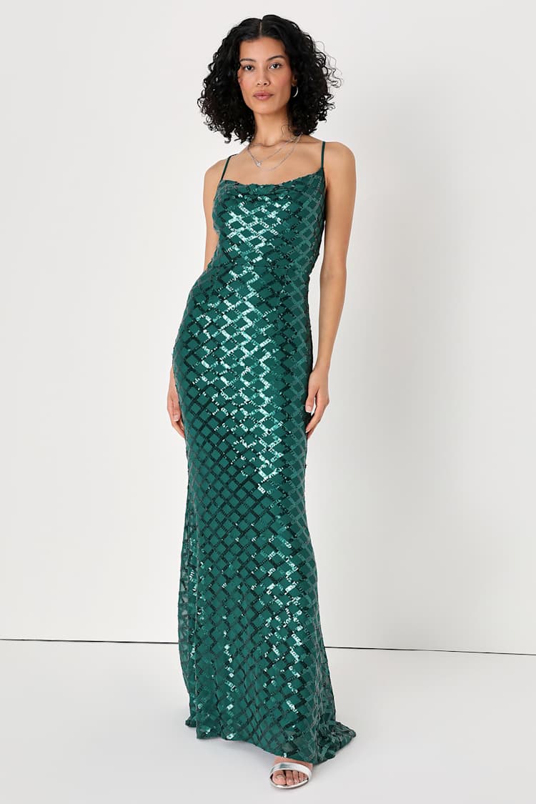 slim fit dress slacks Scala 61325 Sequin Prom Formal Long Dress
