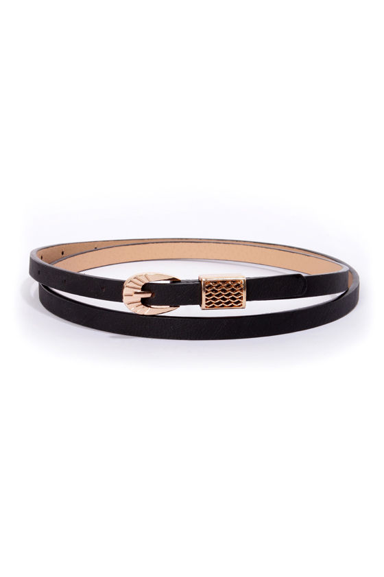 Cute Skinny Belt - Black Belt - $11.00 - Lulus