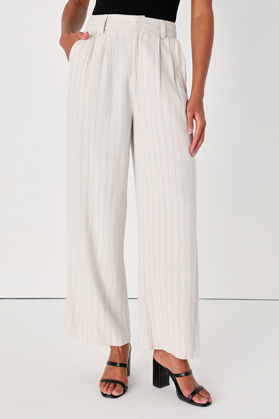 Striped Linen Pants main image 0