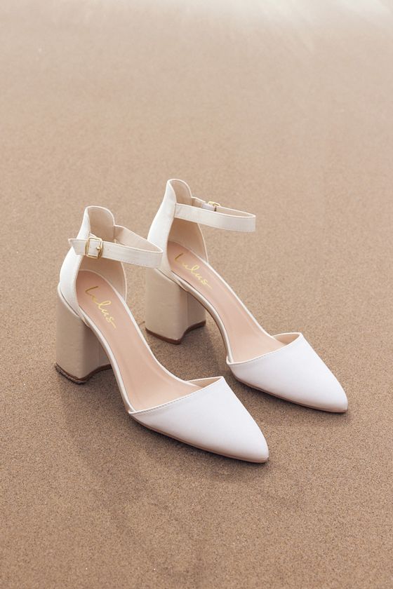 ivory heels size 4