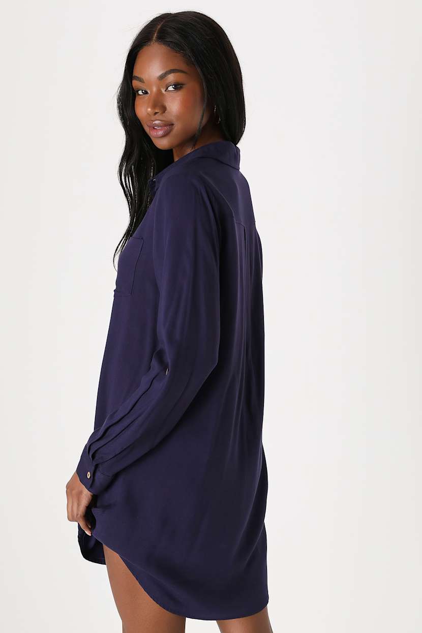 knee length dresses for ladies The Must-Have Shirtdress in Butterlite main image 1