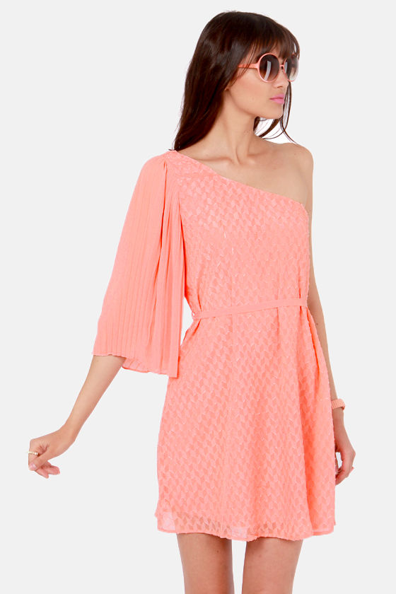 express peach dress
